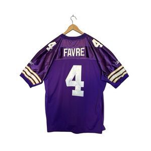 REEBOK Onfield Brett Favre Viking #4 Jersey Size 54